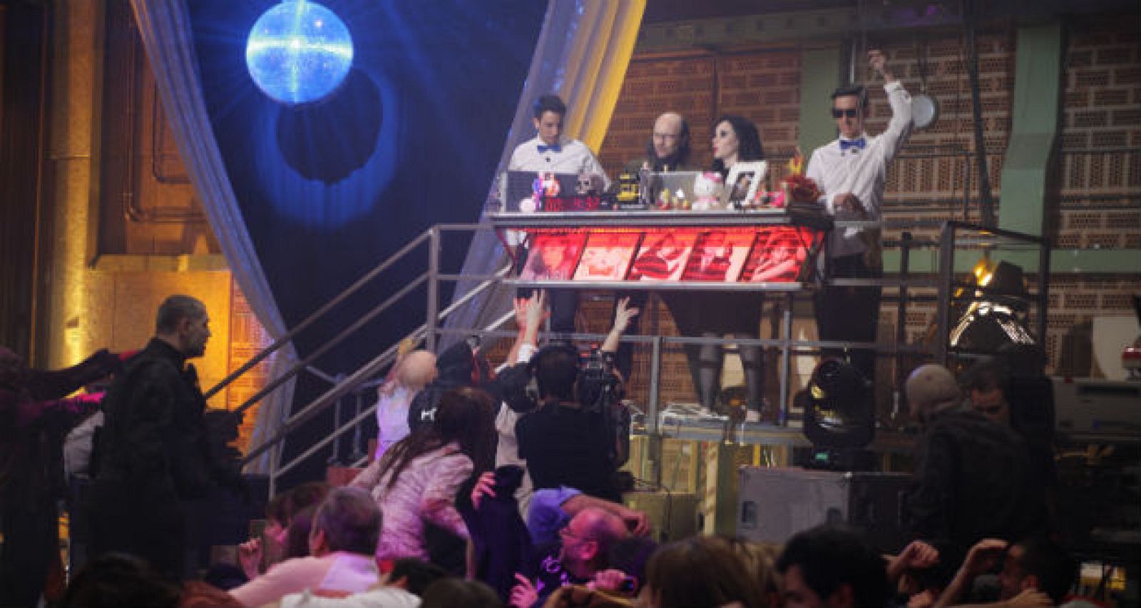 Alaska y Segura durante el programa