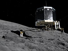 Los científicos esperan que el aterrizador Philae tenga energía solar para transmitir una señal