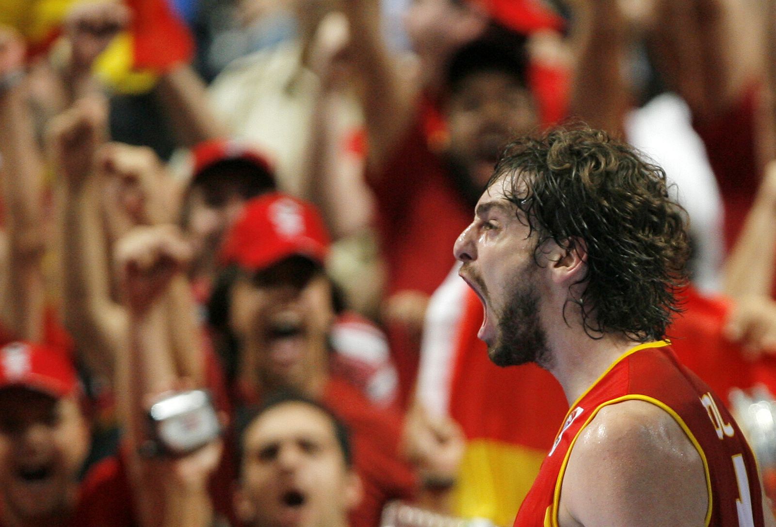 Pau Gasol durante el Europeo de Baloncesto