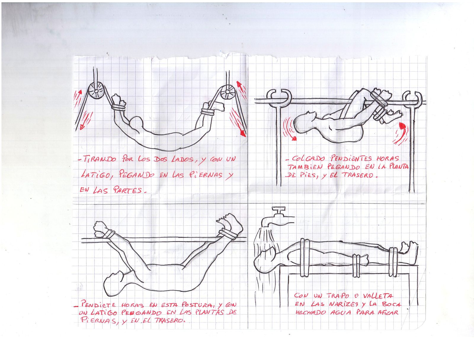 Descripción de las torturas sufridas por un detenido en Marruecos
