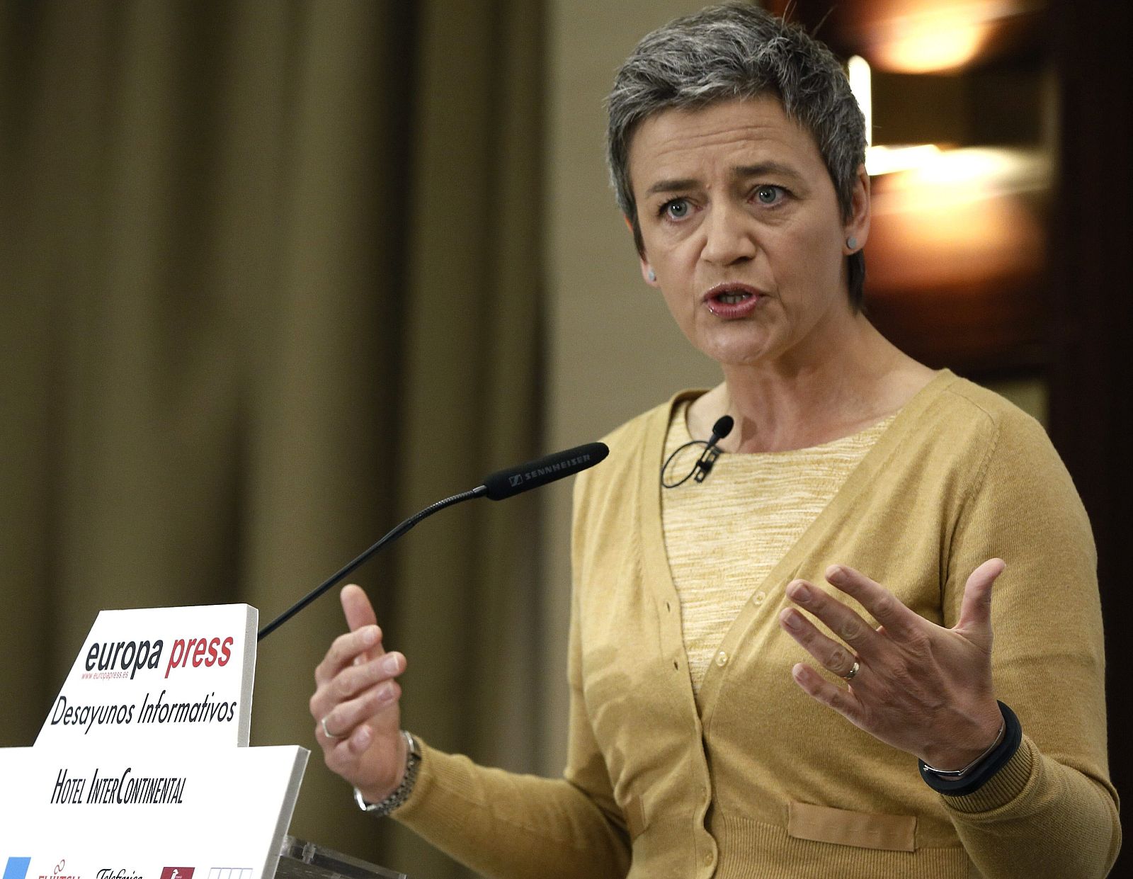 La comisaria europea de Competencia, Margrethe Vestager