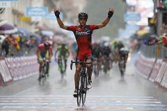 Gilbert cumple los pronósticos en Monte Berico y Contador bonifica 6 segundos