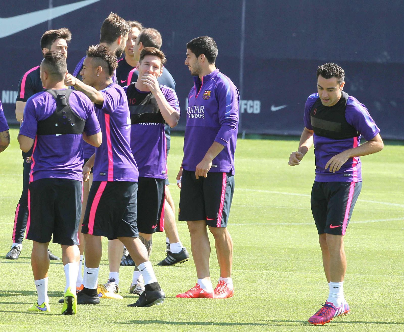ENTRENAMIENTO DEL FC BARCELONA