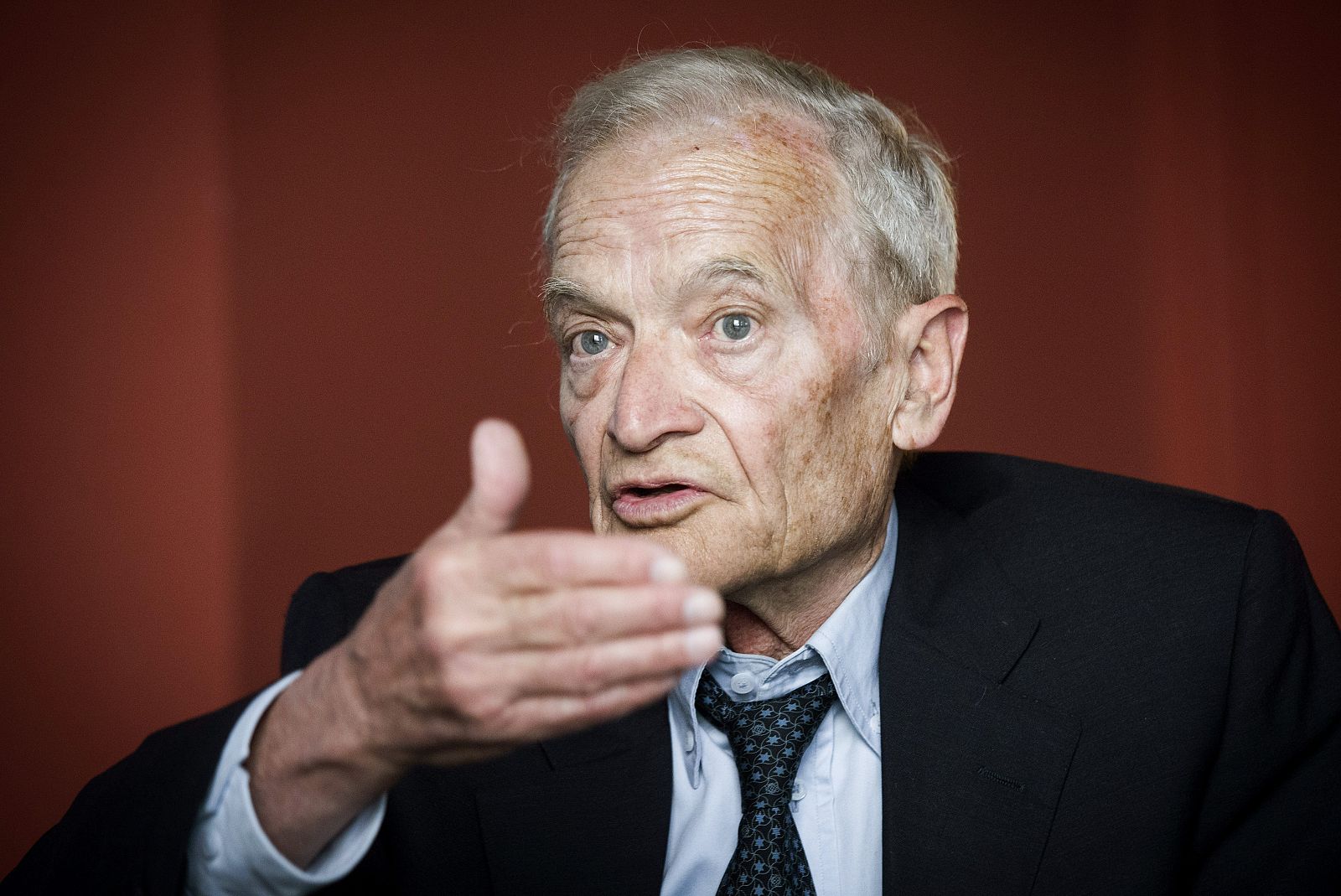 El escritor Luis Goytisolo ha presentado este viernes "El sueño de San Luis"