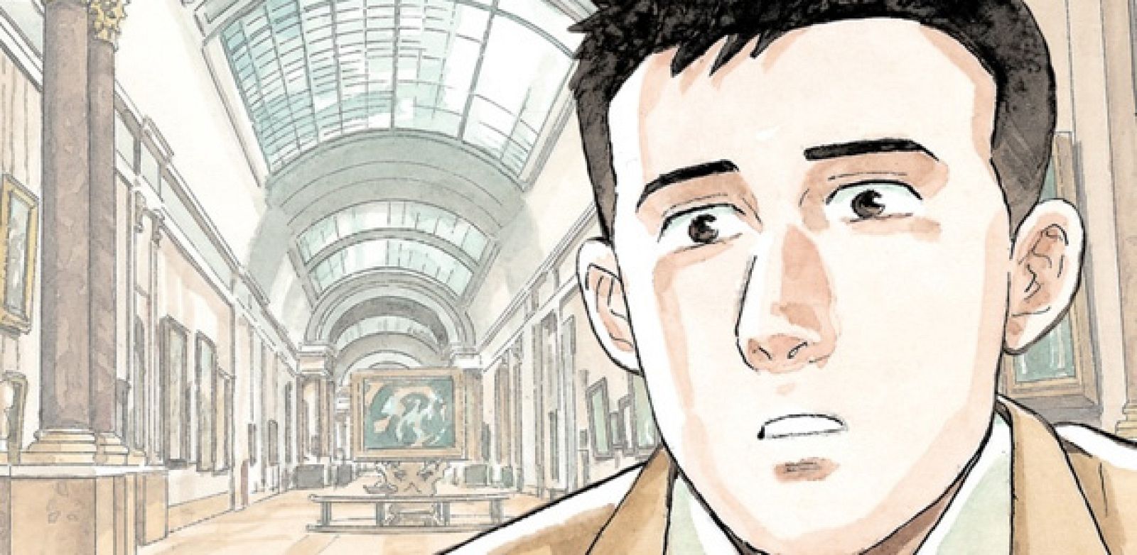 Viñeta de 'Los guardianes del Louvre'