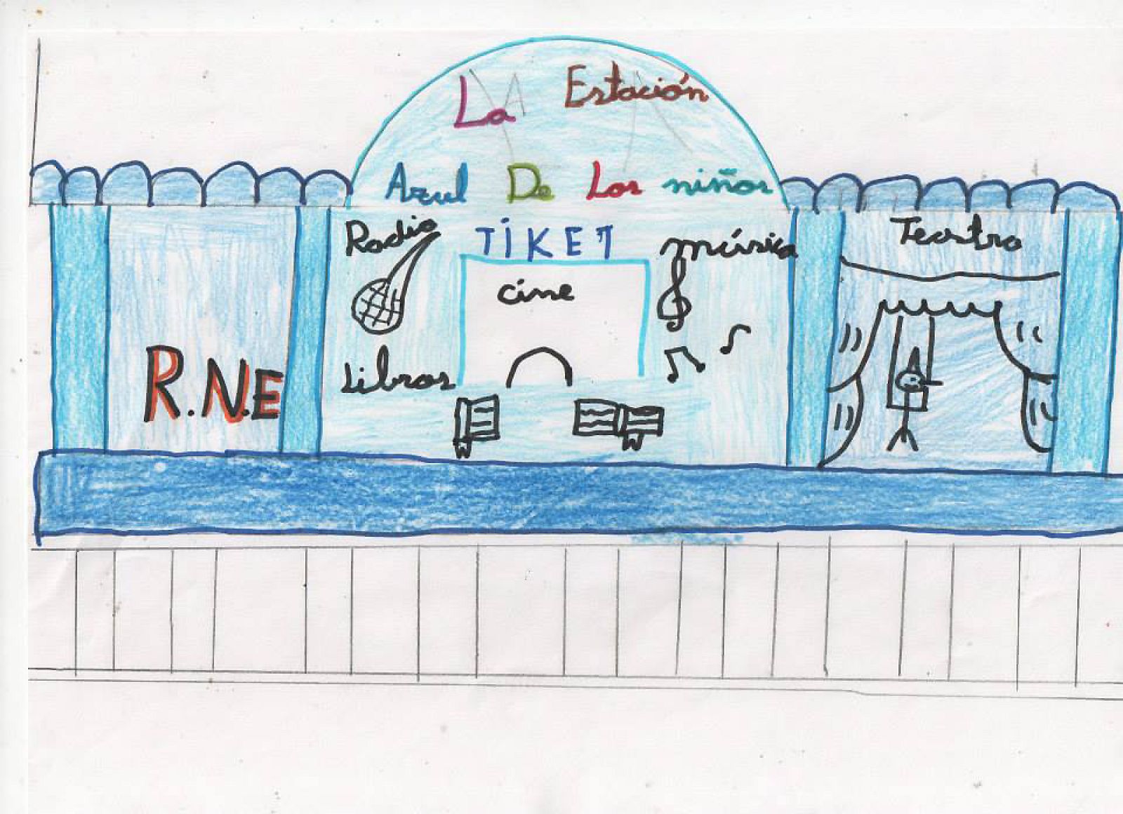 Concurso 'Dibuja la radio' de 'La estación azul de los niños'