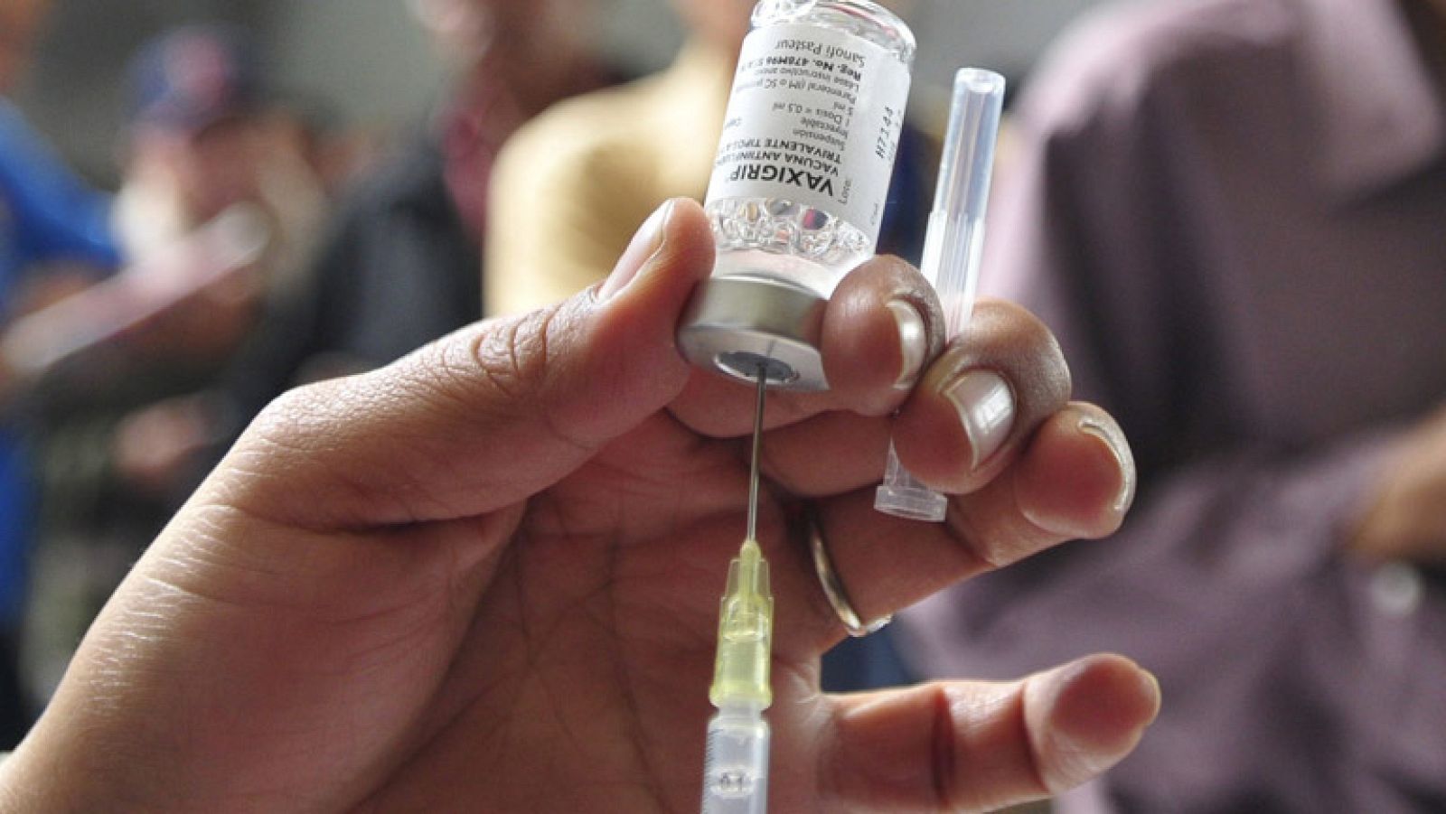 Imagen de la administración de un tratamiento contra el cáncer