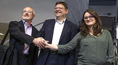 PSOE, Compromís y Podemos pactan un programa de cinco puntos para el gobierno de Valencia