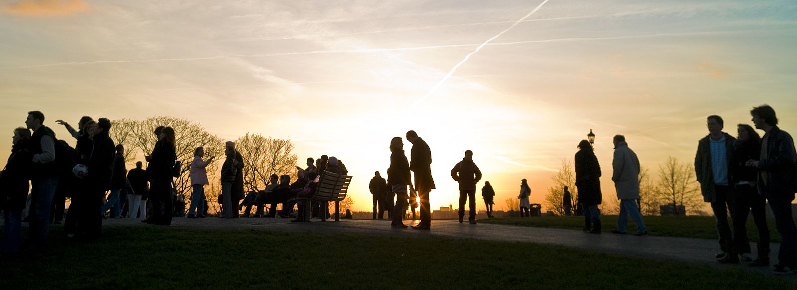Gente en Primrose Hill, Londres