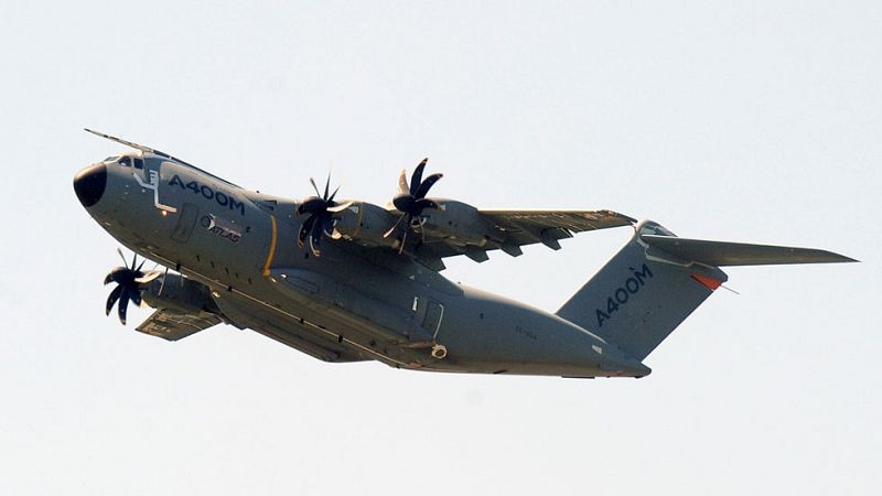 El Airbus 400M se estrelló en Sevilla al bloquearse la potencia de tres de sus cuatro motores