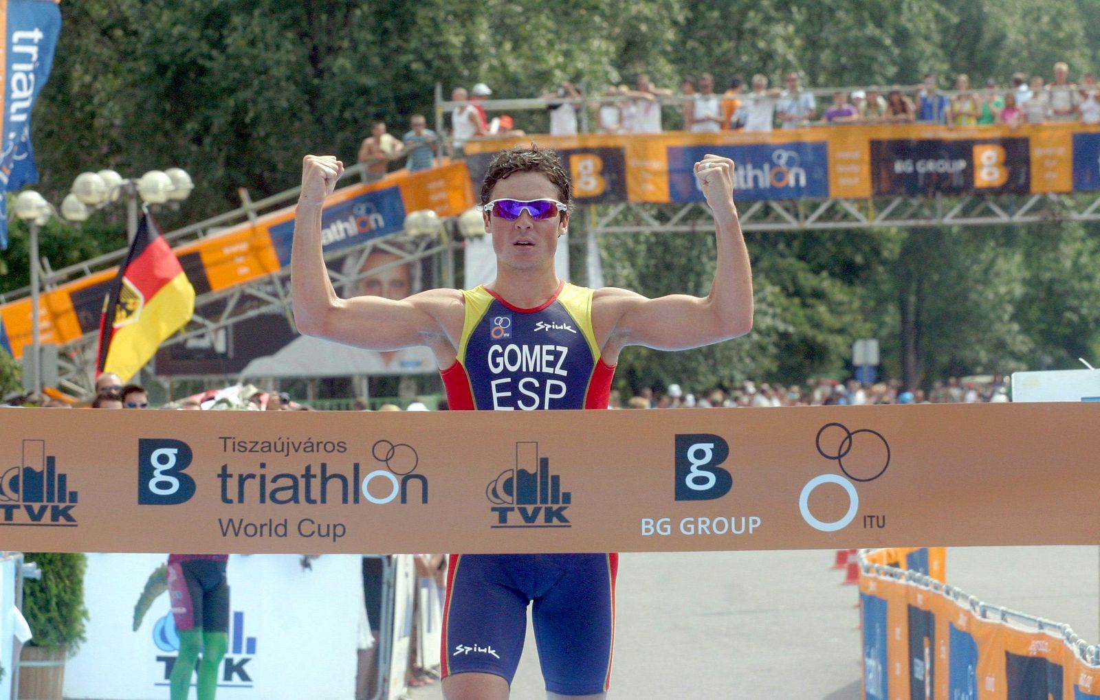 Javier Gómez Noya se prepara para el triatlón de Pekín