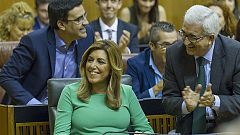 Susana Díaz es investida presidenta de Andalucía con los votos a favor de PSOE y Ciudadanos