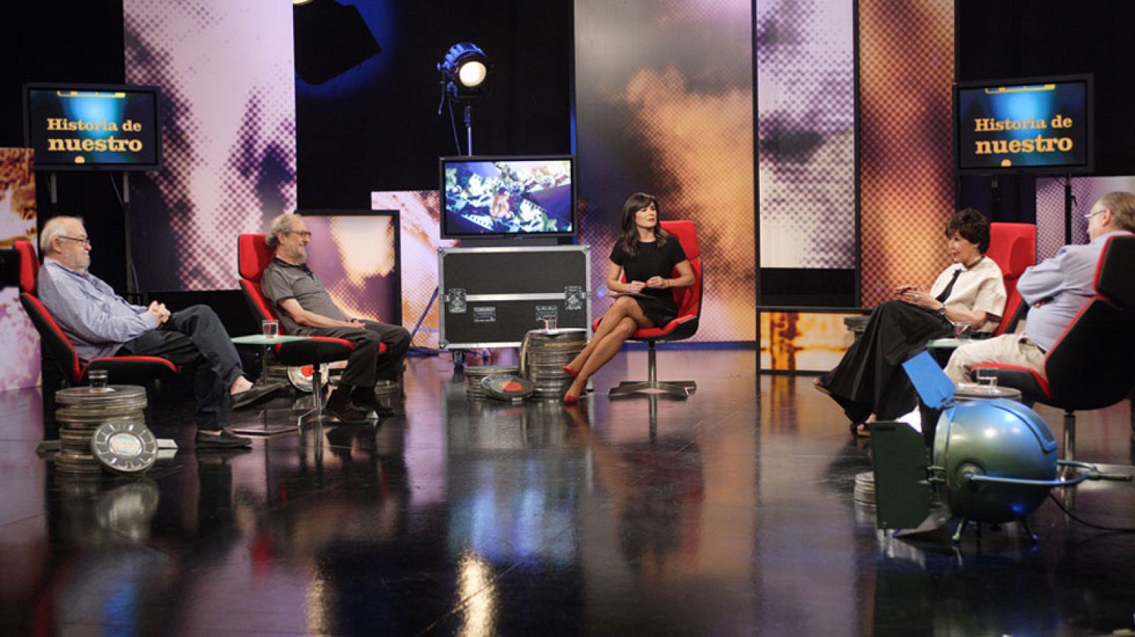 Coloquio de música con JL Garcia Sanchez, Eugenio Cobo, Elena S. Sanchez, Concha Velasco y Mendez Leite