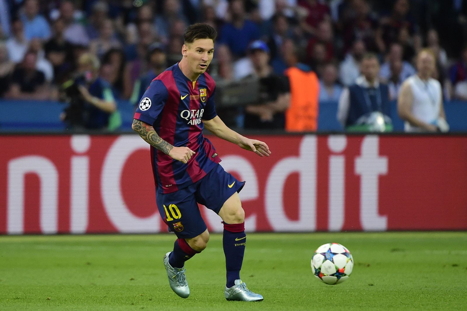 El delantero del FC Barcelona Leo Messi