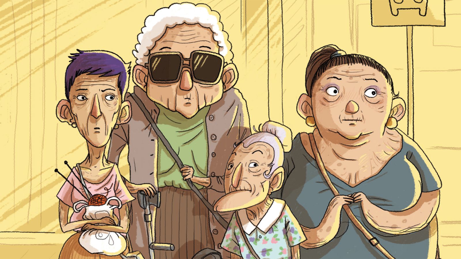 Las protagonistas de 'Las abuelas dan el golpe'