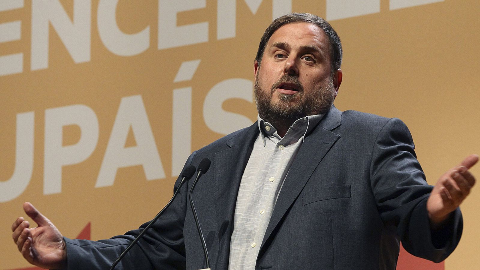 Oriol Junqueras, proclamado candidato de ERC para las elecciones del 27N