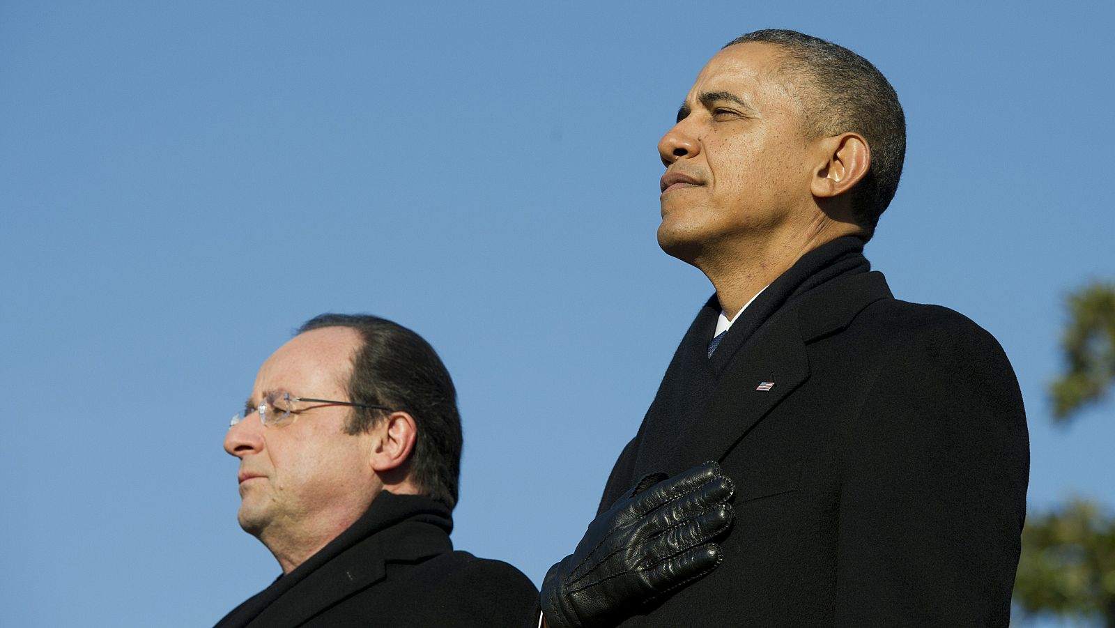 Fotografía de archivo del presidente francés, François Hollande, y el presidente de EE.UU., Barack Obama. AFP PHOTO/ ALAIN JOCARD