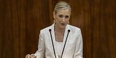 Cifuentes es investida presidenta de Madrid con los votos de PP y Ciudadanos