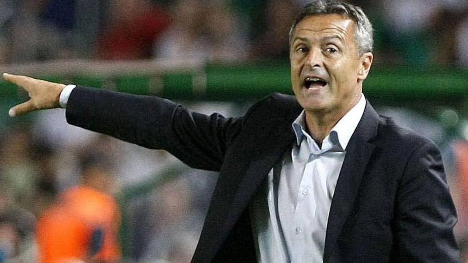 El ya extécnico del Elche, Fran Escribá, en un partido de la pasada temporada