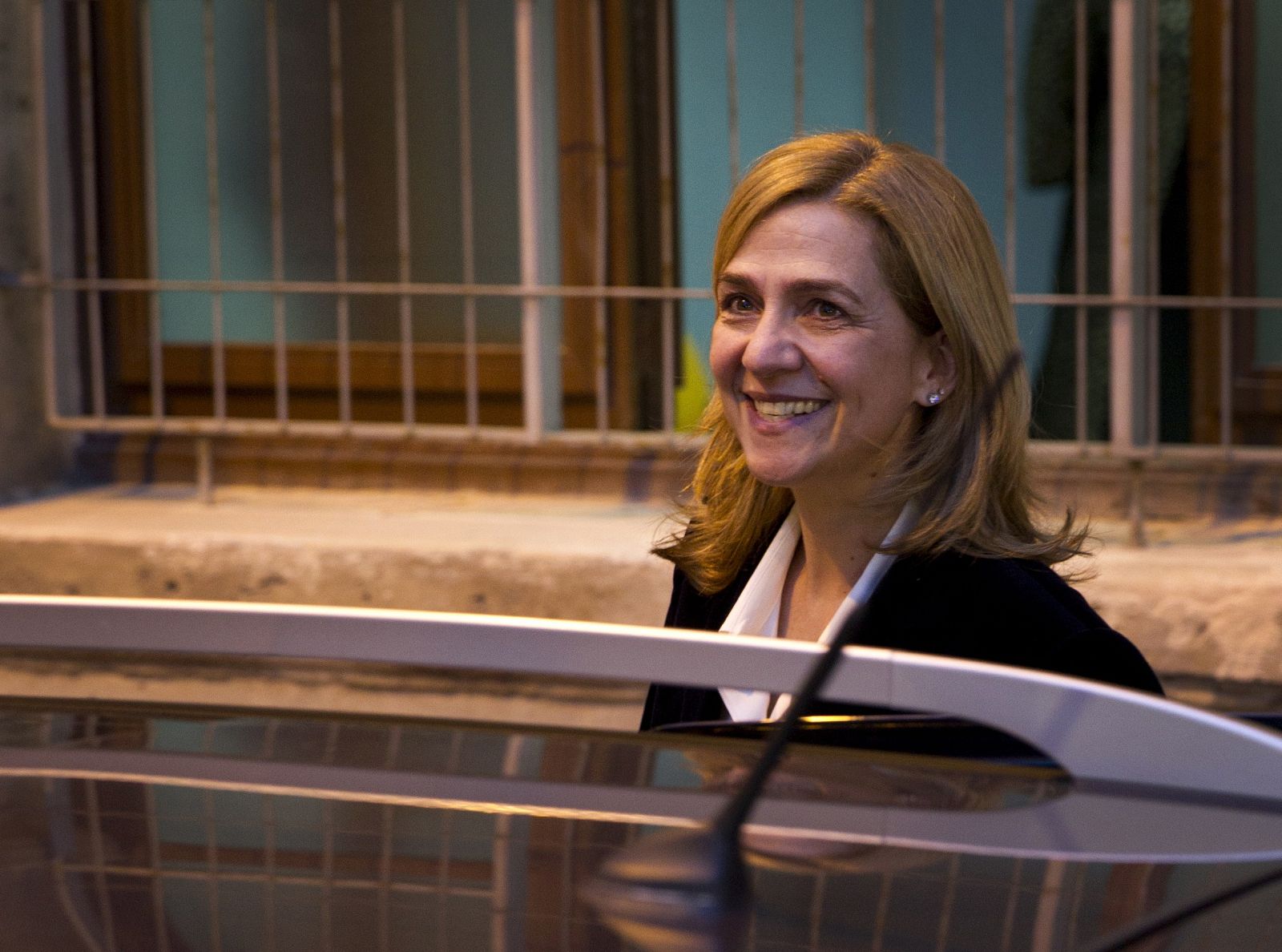 La infanta Cristina, tras declarar como imputada en febrero de 2014