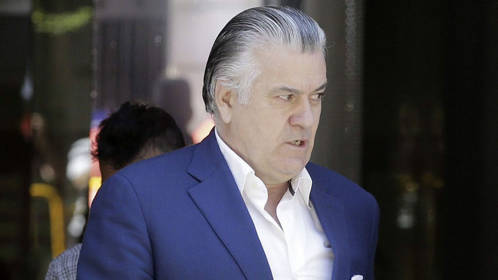 El extesorero del Partido Popular Luis Bárcenas a su salida de la Audiencia Nacional