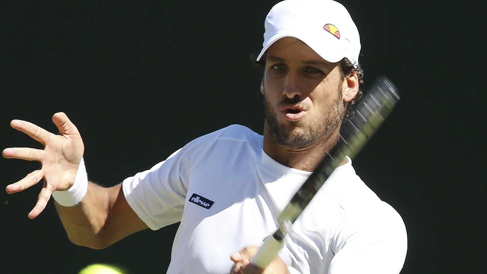 El tenista español Feliciano López, en su partido contra Darcis / EFE