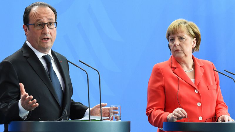 Merkel y Hollande impulsan una cumbre europea extraordinaria sobre Grecia el martes