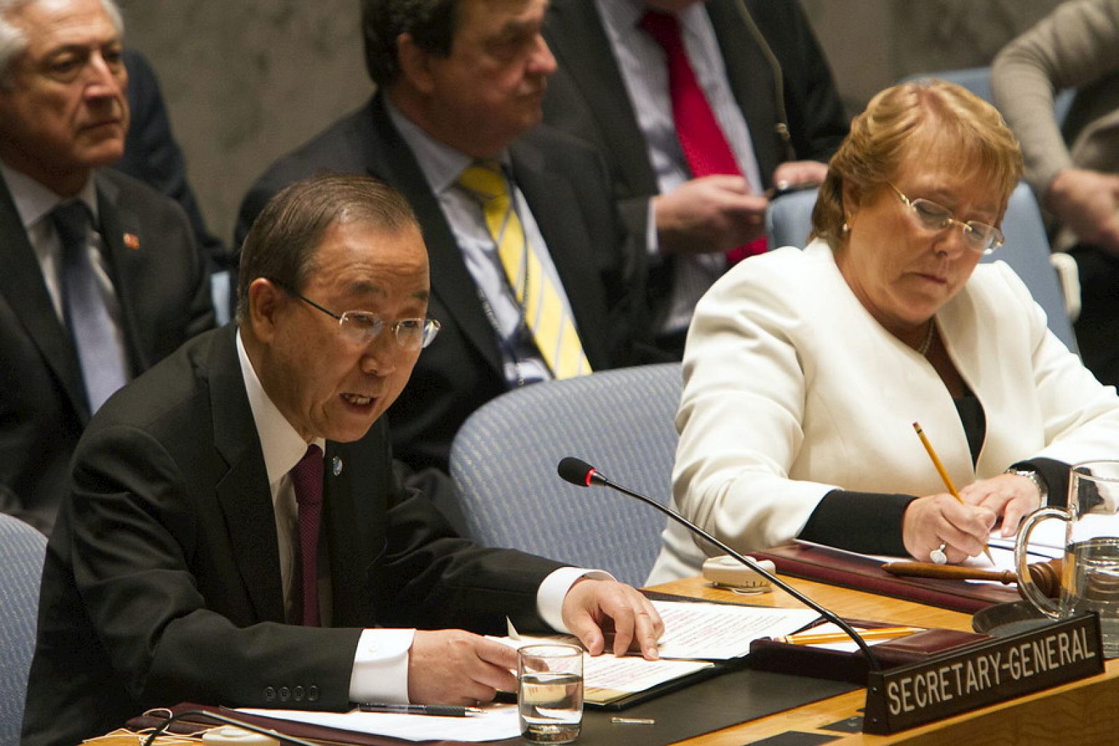 El secretario general de la ONU, Ban Ki-moon