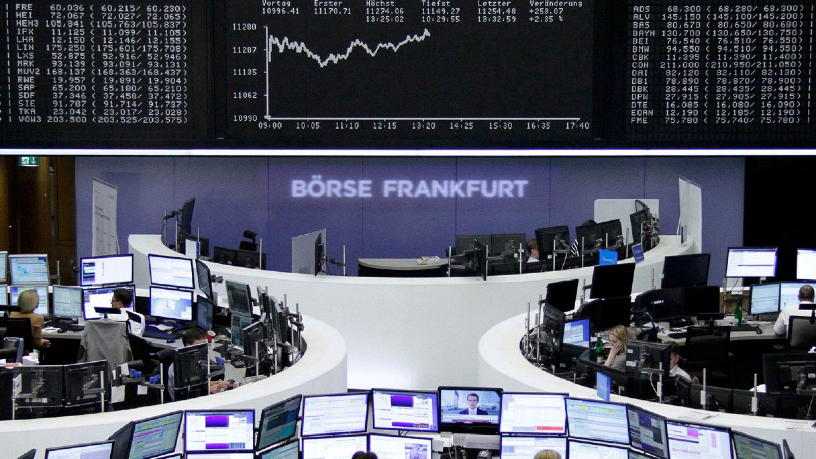 Imagen de la Bolsa de Fráncfort