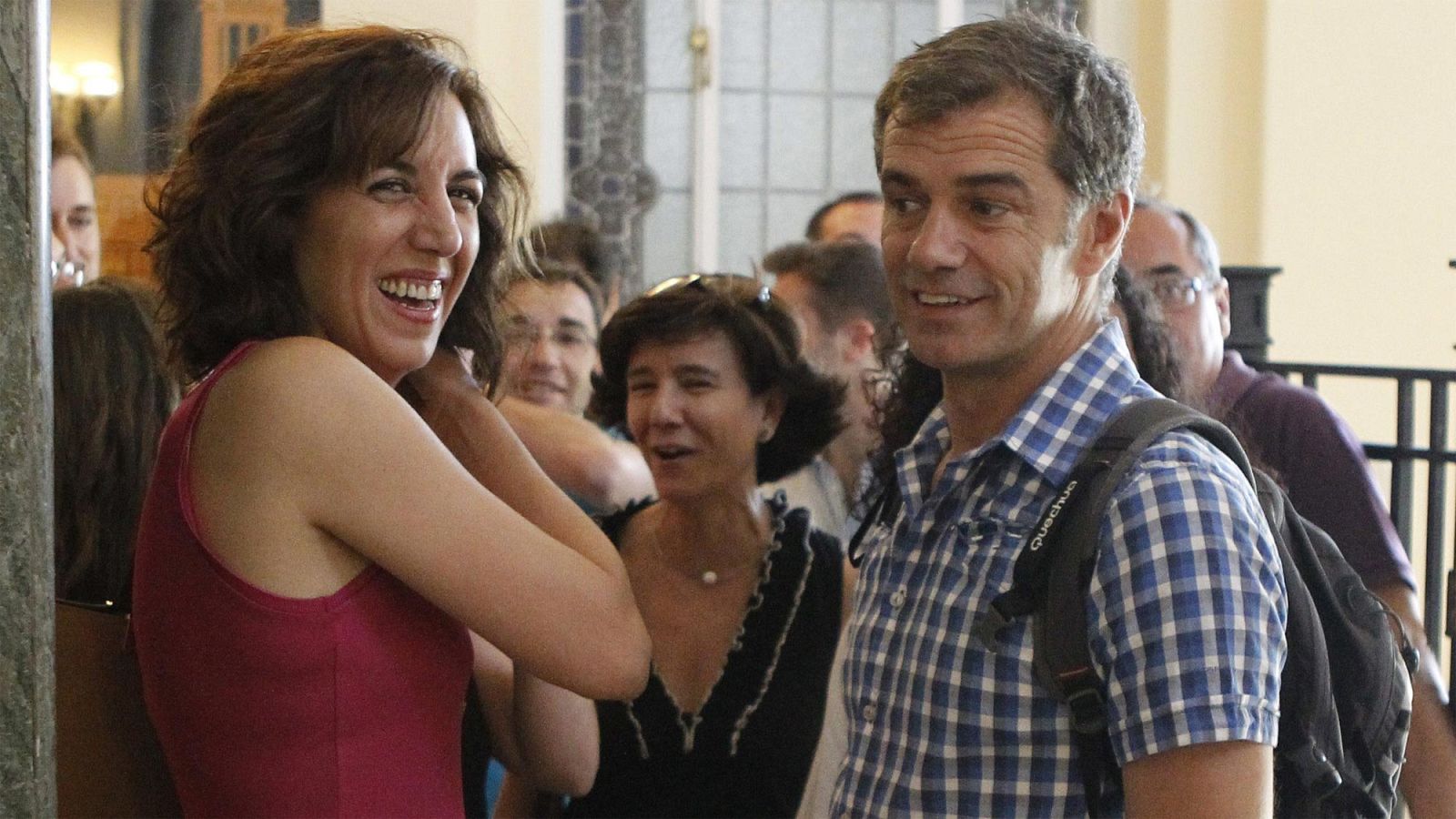 Toni Cantó con Irene Lozano (UPyD)