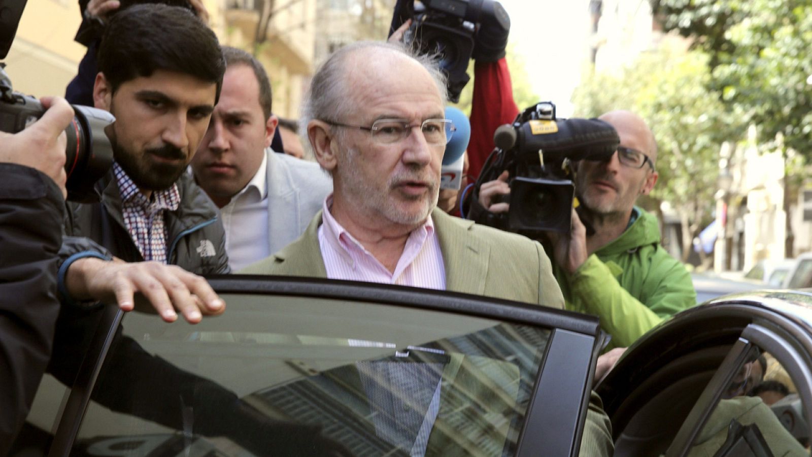 El expresidente de Bankia y exvicepresidente del Gobierno, Rodrigo Rato, el pasado mes de abril