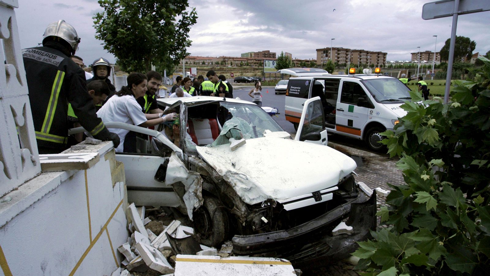 Accidente de tráfico en Mérida