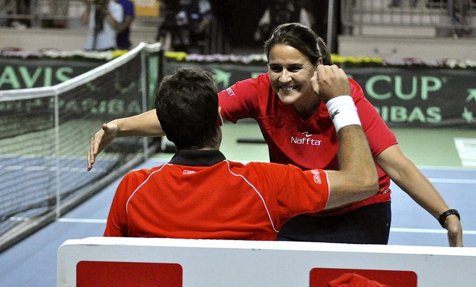 Conchita se ha estrenado con dos victorias en la eliminatoria ante Rusia