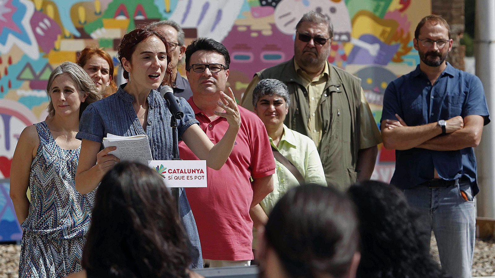 Gemma Ubarsat presenta la candidatura 'Catalunya, Sí que es Pot'