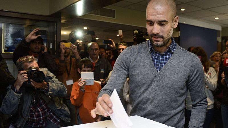 Guardiola cerrará la lista soberanista de Mas y Junqueras para las elecciones catalanas del 27S