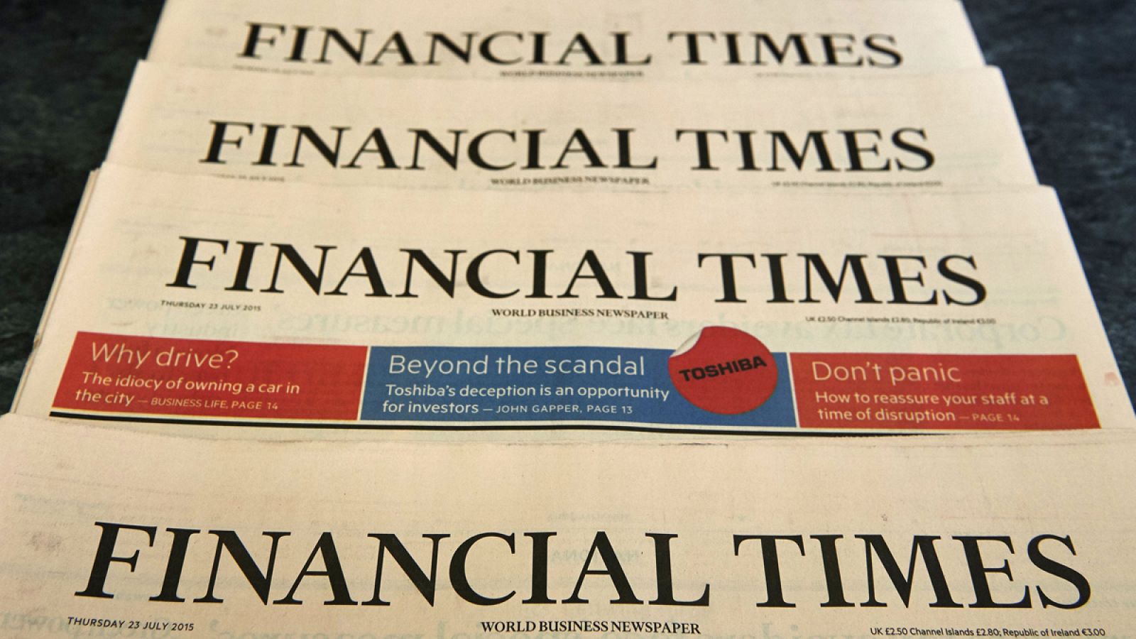 Edición del 23 de julio del Financial Times