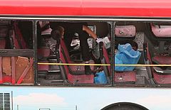 Dos muertos en explosiones en autobuses en China que las autoridades achacan a actos de sabotaje