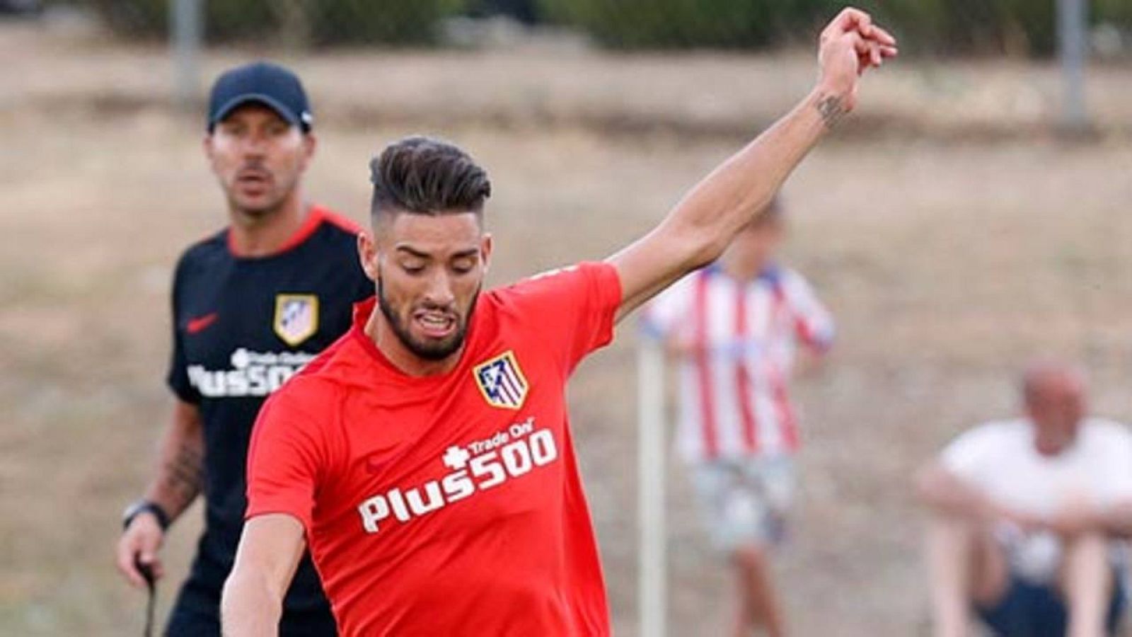Ferreira Carrasco durante un entrenamiento.
