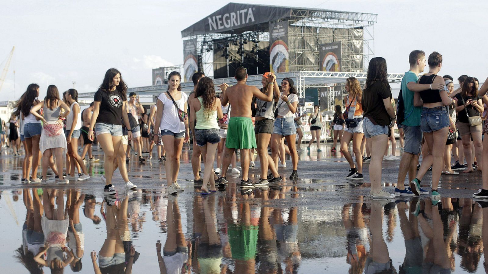 Consecuencias de las lluvias en el Festival Arenal Sound 2015 (30-07-2015)