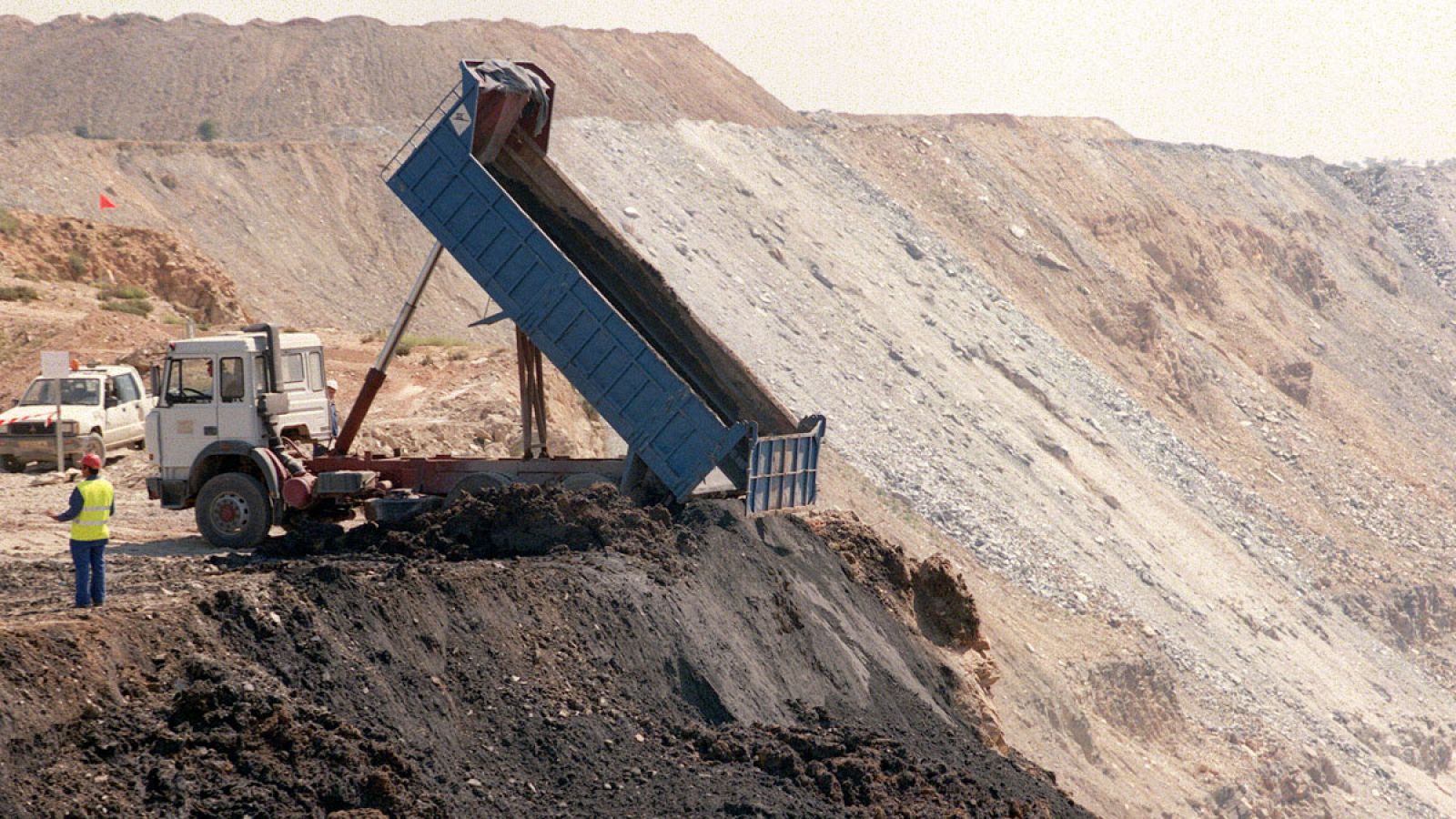 Imagen de la mina de Aznalcóllar