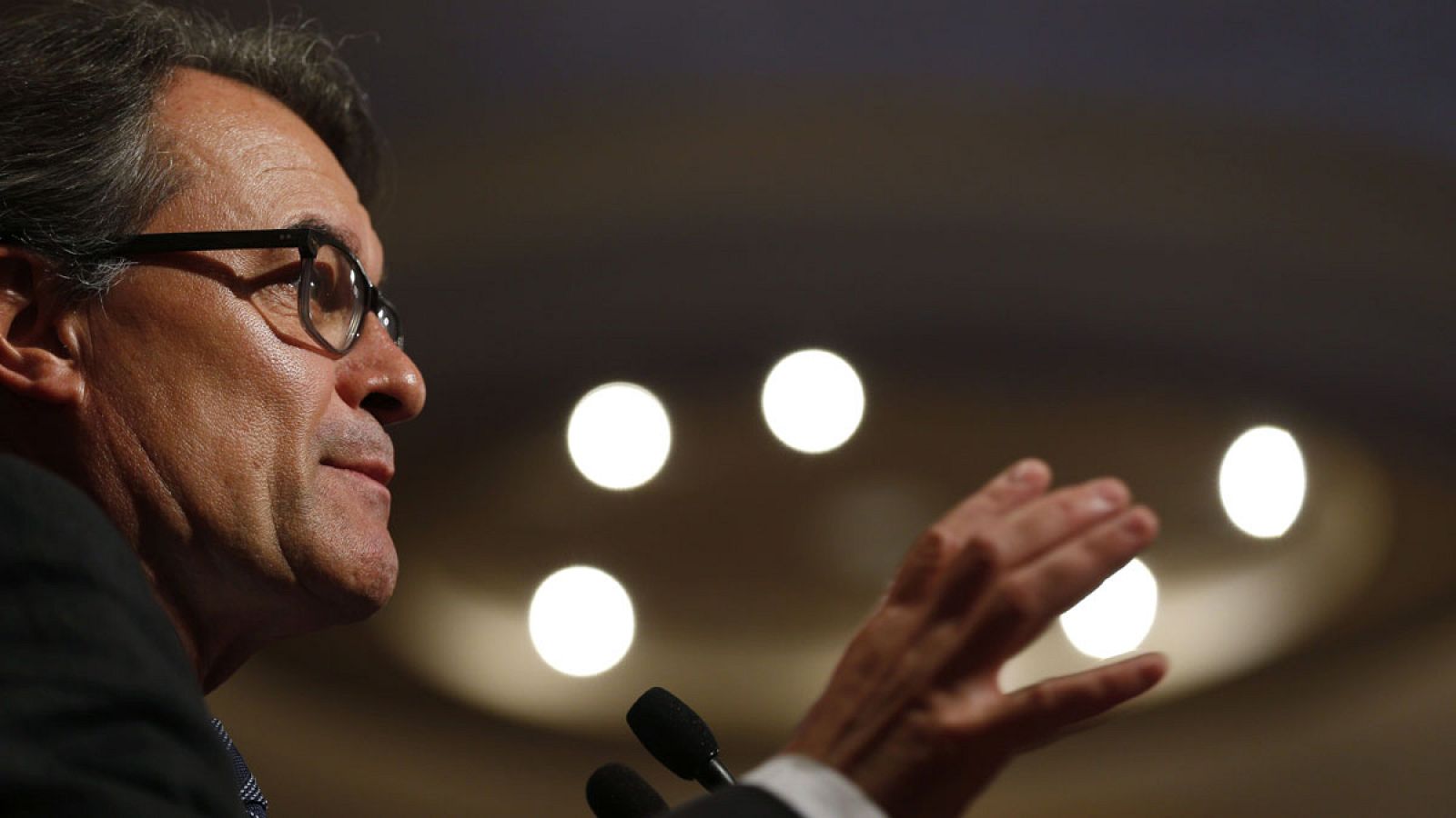 El presidente de la Generalitat, Artur Mas, durante un acto.