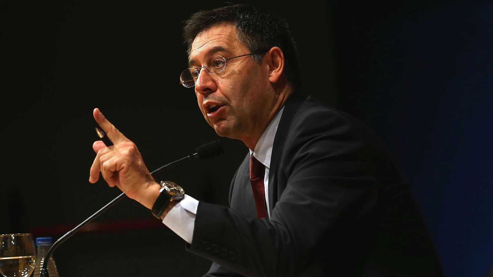 El presidente del FC Barcelona, Josep Maria Bartomeu, en imagen de archivo