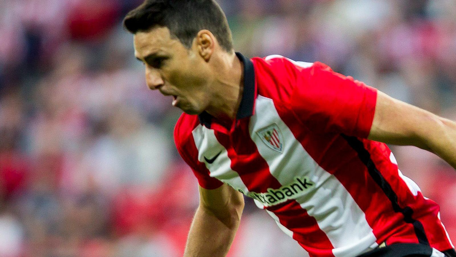 Aritz Aduriz, contra el Inter de Bakú