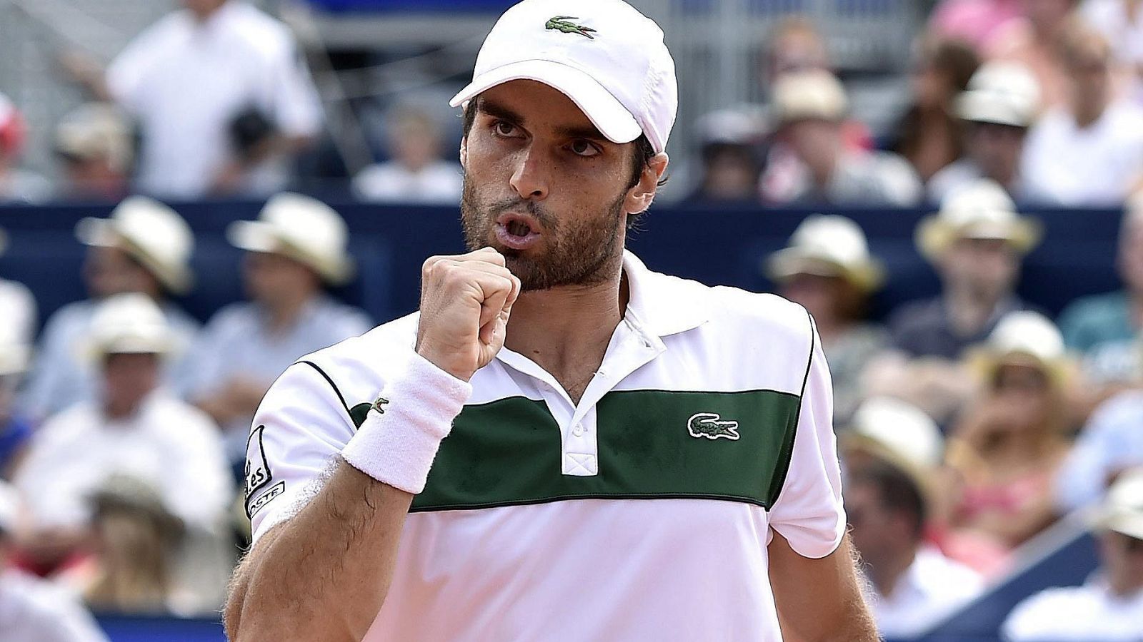 Pablo Andújar celebra la victoria