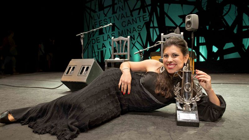 María José Pérez Rodríguez gana la Lámpara Minera del Cante de las Minas