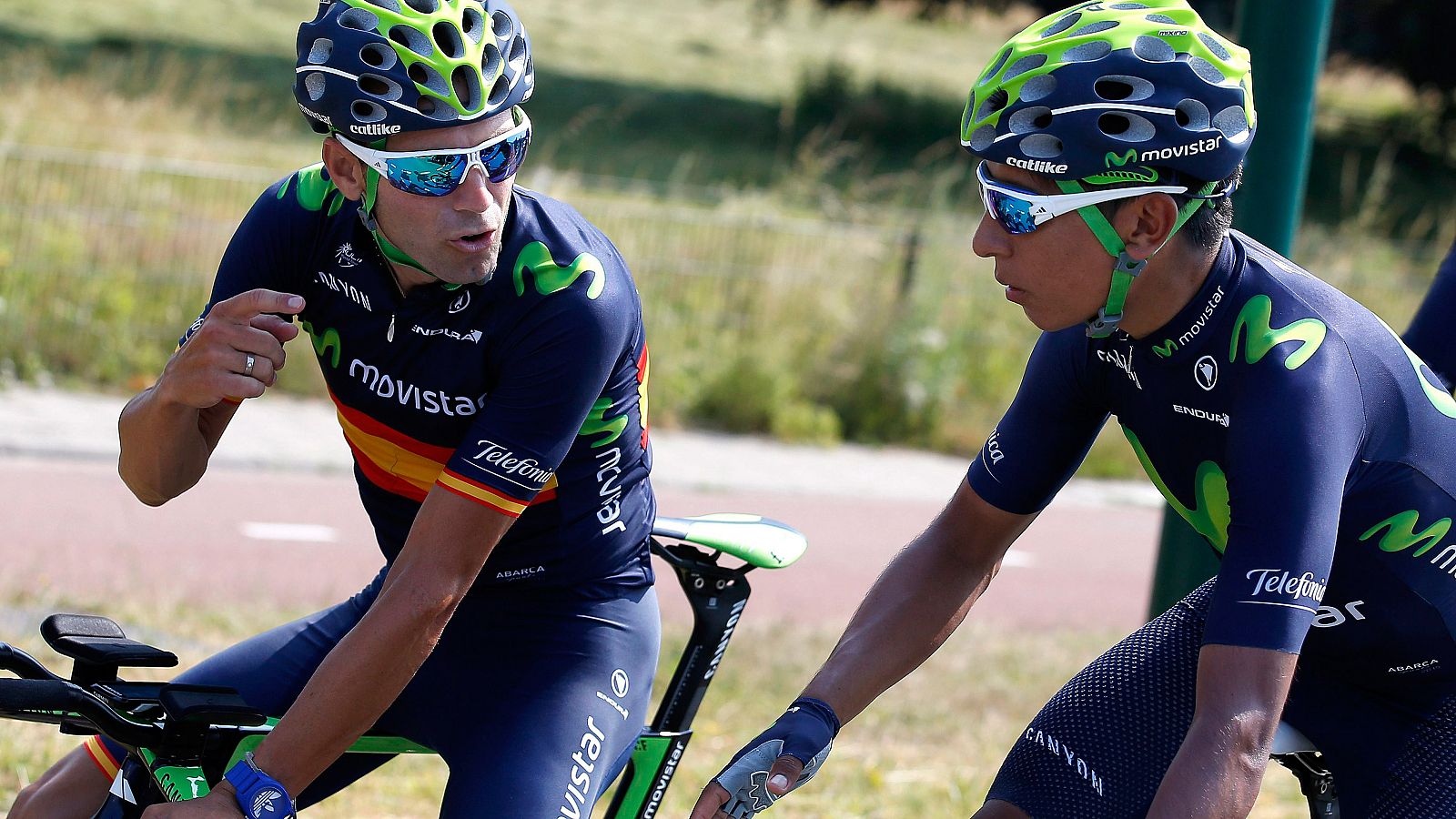 Valverde y Quintana, líderes del Movistar Team