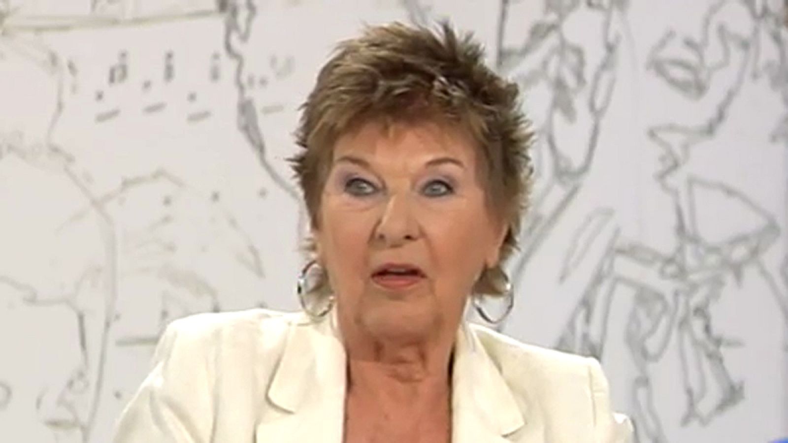 La actriz Katia Loritz en una emisión de 'Cine de Barrio' (05/11/2011).