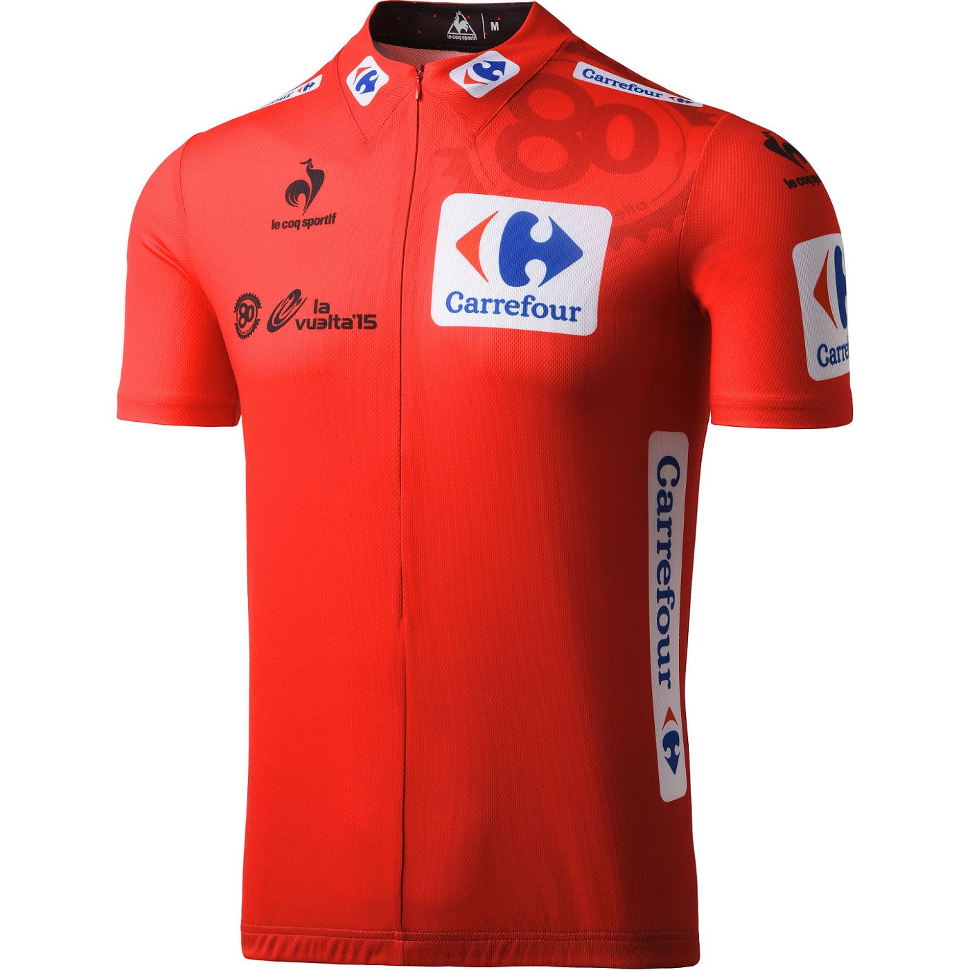 Imagen del maillot oficial de líder de la Vuelta ciclista a España 2015.