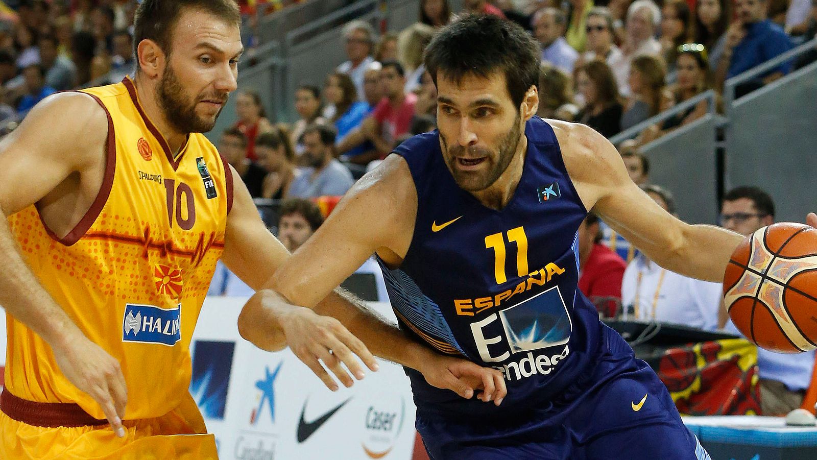 San Emeterio, contra Macedonia