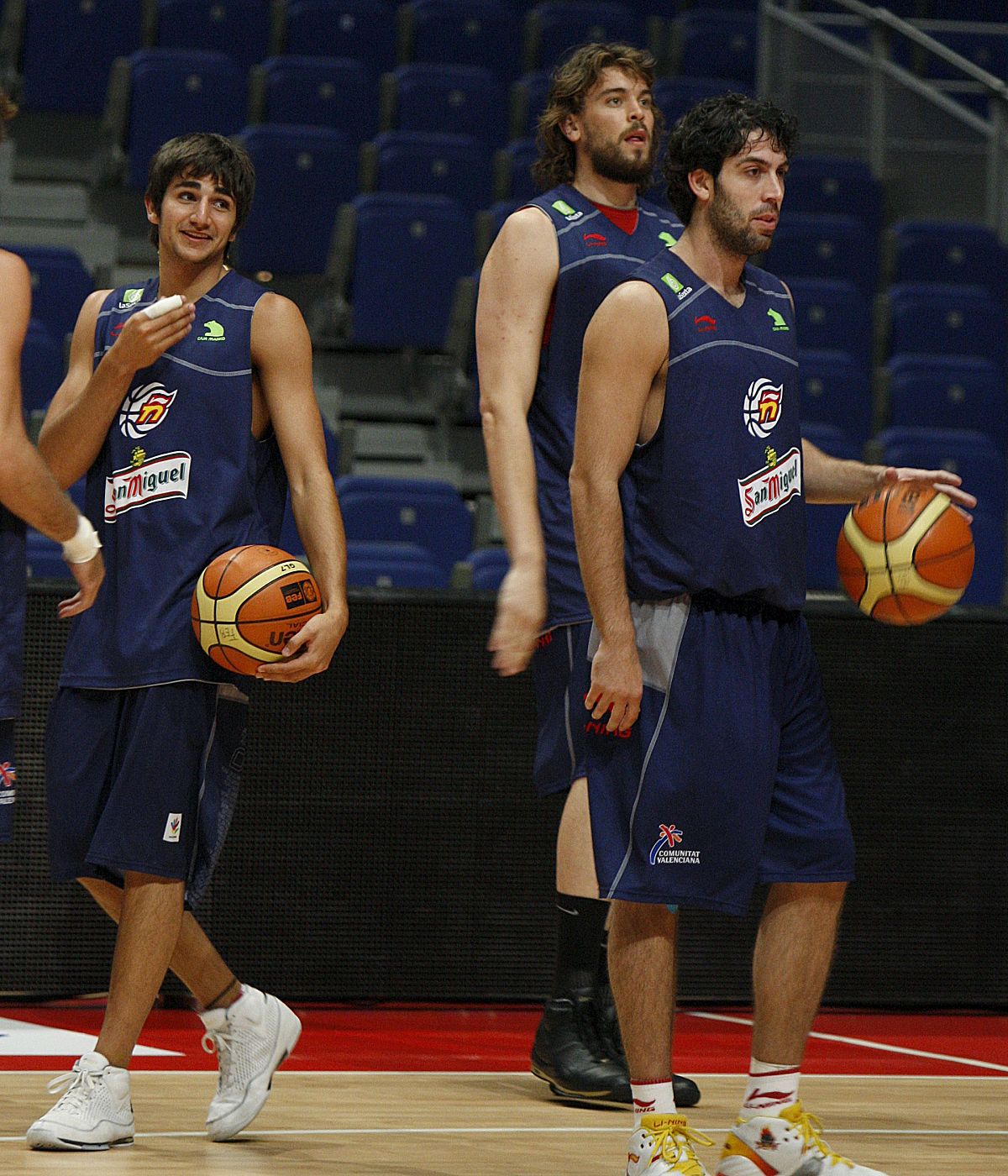 ENTRENAMIENTO DE LA SELECCIÓN DE BALONCESTO